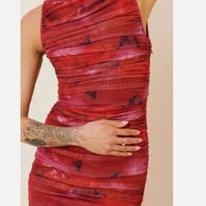 NWT Elliatt Elise Maxi Dress RED MOTIF Size S SRP 250